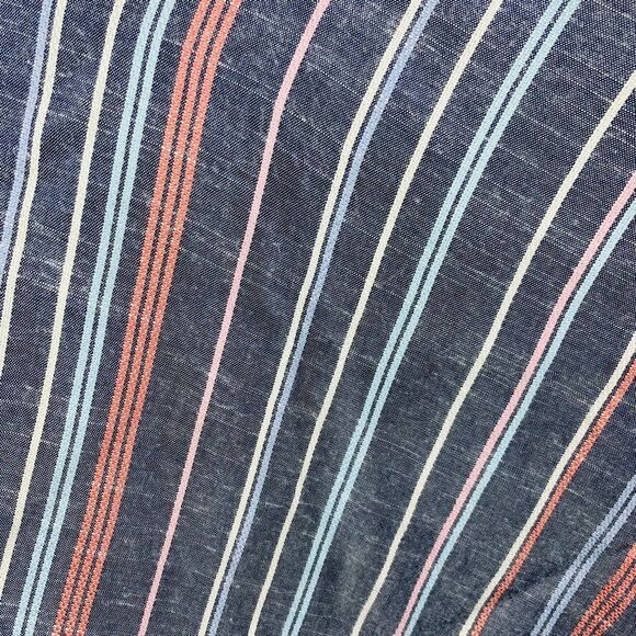 Lane Bryant Womens Dress 22 Gray Multicolor Striped Sleeveless Maxi Belted Grey - Picture 7 of 11